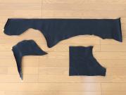 本革(黒)　ニュースムース (幅25cm×長さ120cm+α)