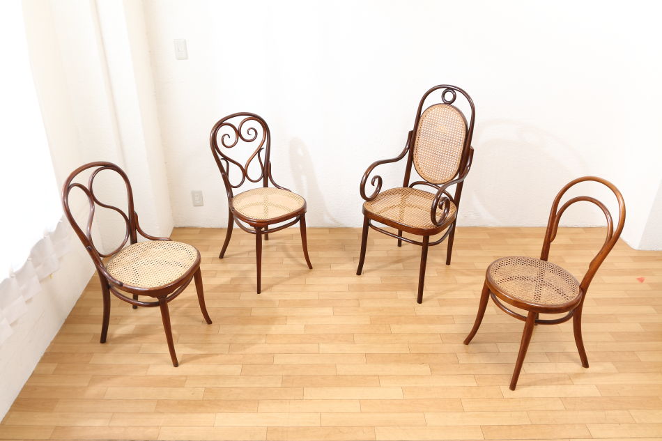 トーネットTHONET ベントウッド  No.17 ハイバックアームチェア