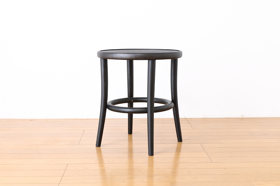 トンTON ベントスツール No60 リングレッグRing leg / ウレタン・ブラック