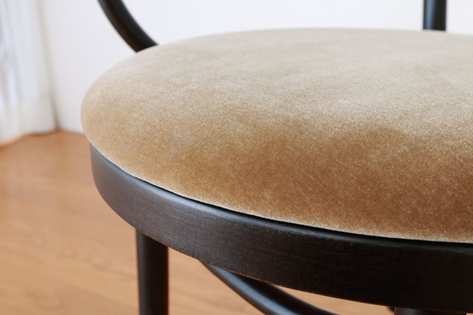 ページドPaged ベントアームチェア No9 Vienna/ダークウェンジ/クッションシート