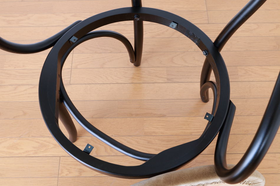 ページドPaged ベントアームチェア No9 Vienna/ダークウェンジ/クッションシート