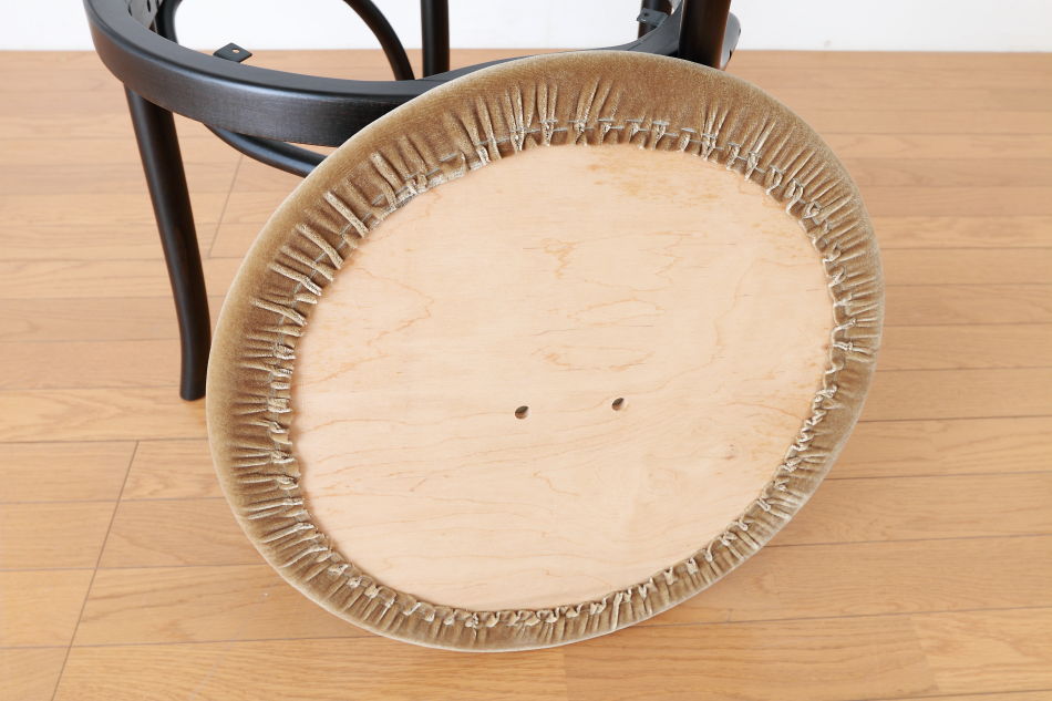 ページドPaged ベントアームチェア No9 Vienna/ダークウェンジ/クッションシート