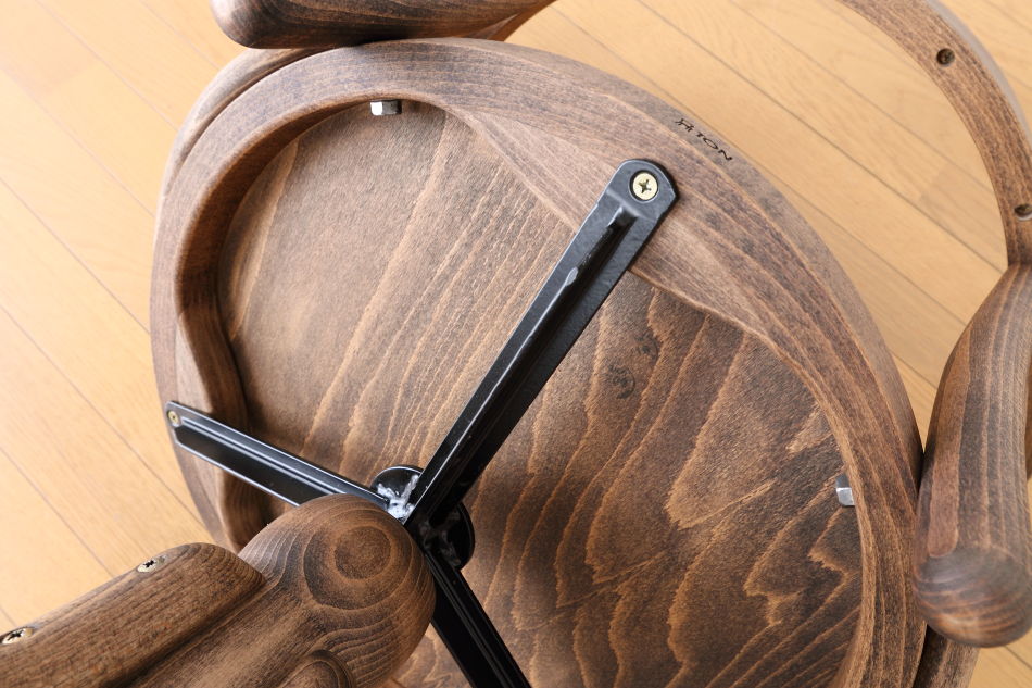 トンTON ベントウッドレボルビングチェアNo503コントールKONTOR/ダーク・オイル