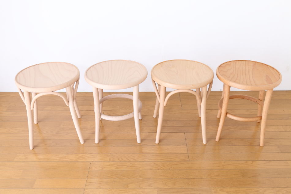 トンTON ベントウッドスツール No60リングレッグRing leg/オイル・フィニッシュ