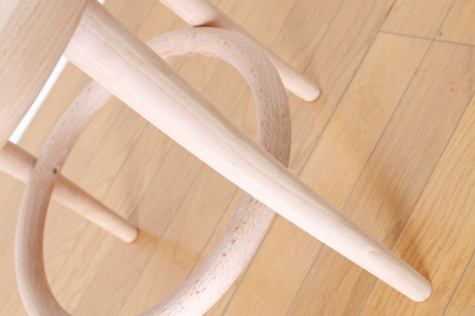 トンTON ベントウッドスツール No60 リングレッグRing leg/ソープ・フィニッシュ