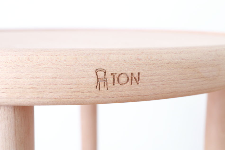 トンTON ベントウッドスツール No60 リングレッグRing leg/ソープ・フィニッシュ