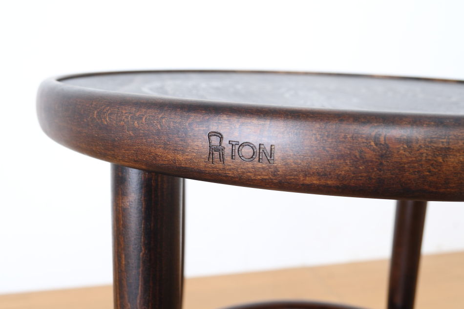 トンTON ベントウッドスツール No60 リングレッグRing leg / ウレタン・アンティーク