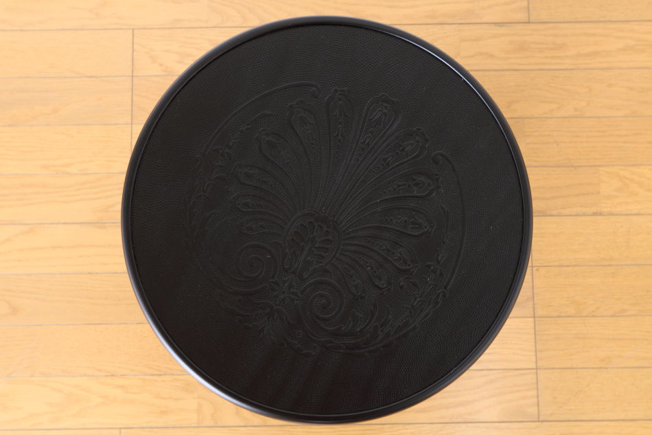 トンTON ベントウッドレボルビングスツールNo505ピアノPIANO/ダーク・ウェンジ