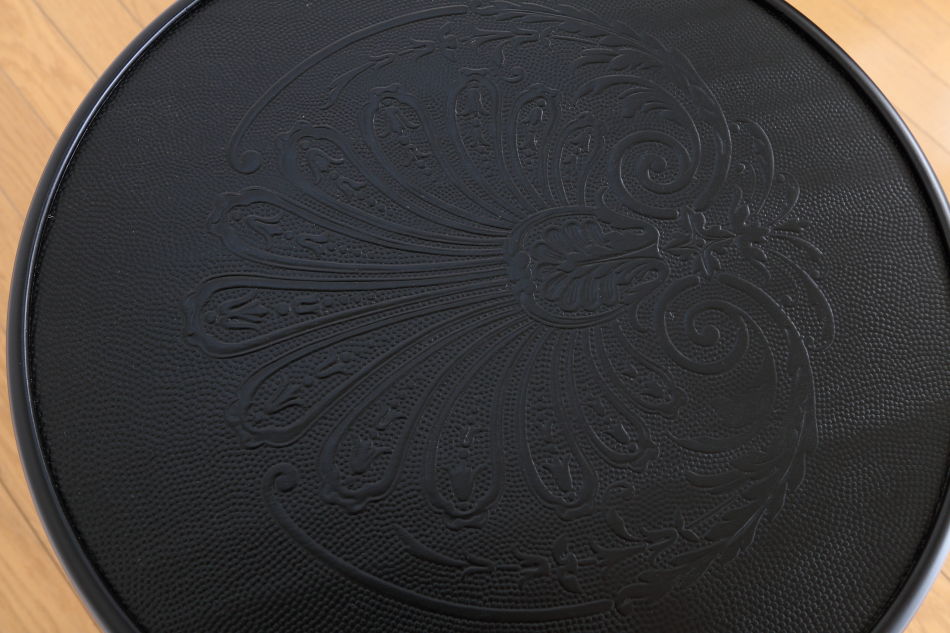 トンTON ベントウッドレボルビングスツールNo505ピアノPIANO/ダーク・ウェンジ