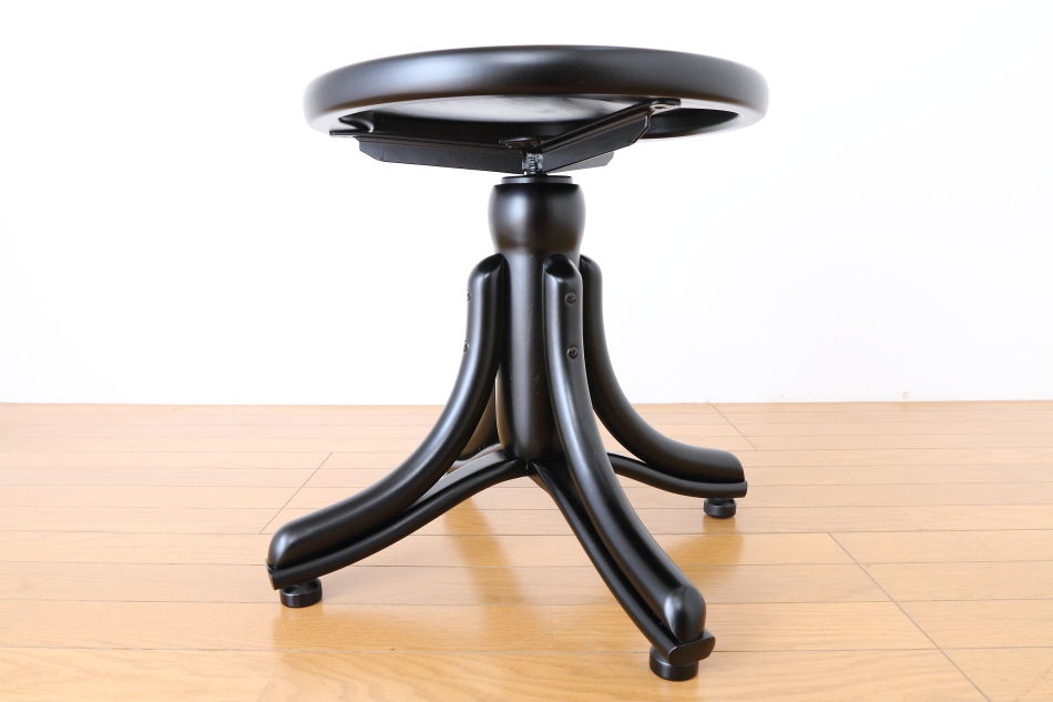 トンTON ベントウッドレボルビングスツールNo505ピアノPIANO/ダーク・ウェンジ