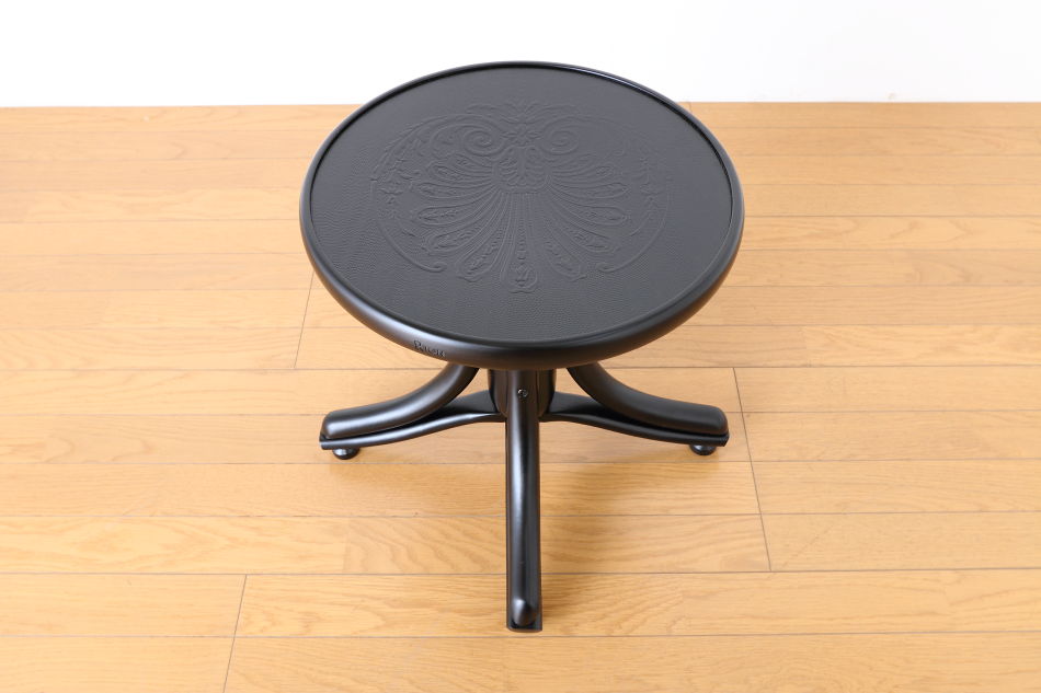 トンTON ベントウッドレボルビングスツールNo505ピアノPIANO/ダーク・ウェンジ