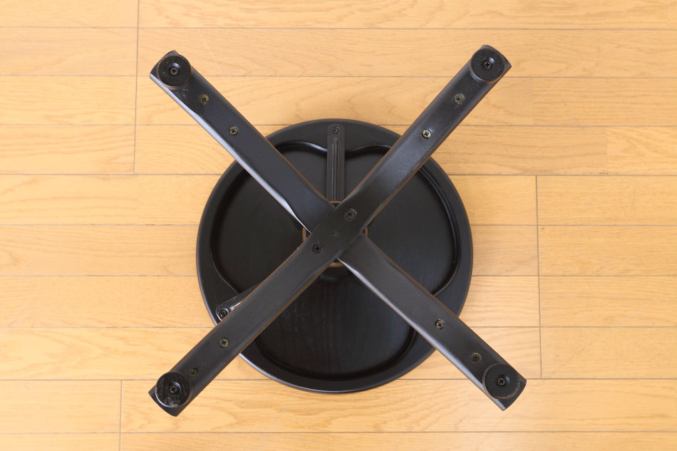 トンTON ベントウッドレボルビングスツールNo505ピアノPIANO/ダーク・ウェンジ