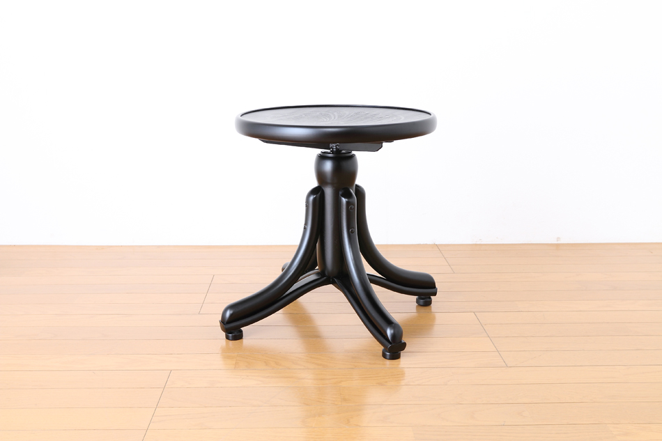 トンTON ベントウッドレボルビングスツールNo505ピアノPIANO/ダーク・ウェンジ