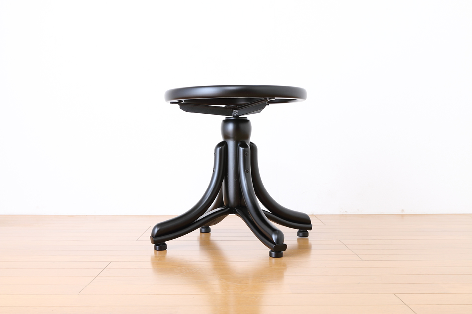 トンTON ベントウッドレボルビングスツールNo505ピアノPIANO/ダーク・ウェンジ