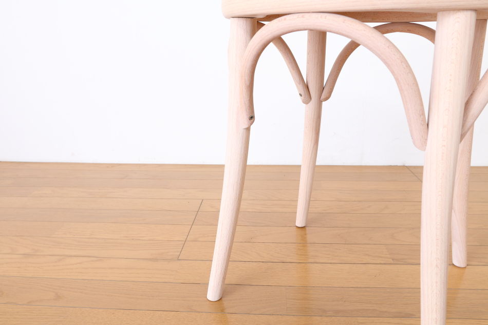 トンTON ベントウッドスツール No60 アーチレッグArch leg/クリアオイル・フィニッシュ
