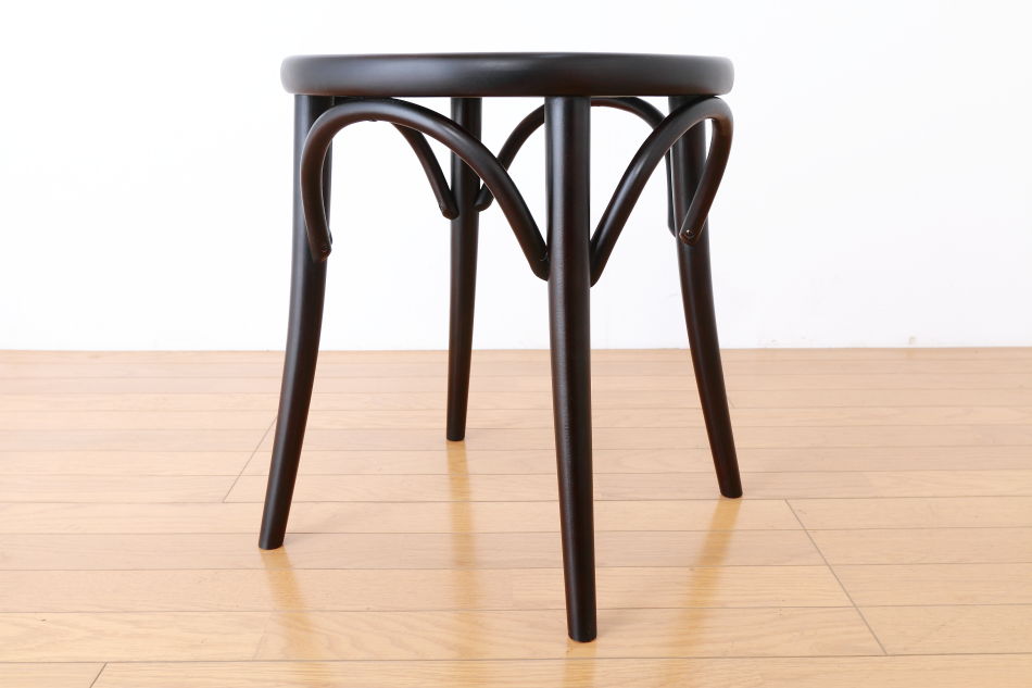 トンTON ベントウッドスツール No60 アーチレッグArch leg/ダーク・ウェンジ