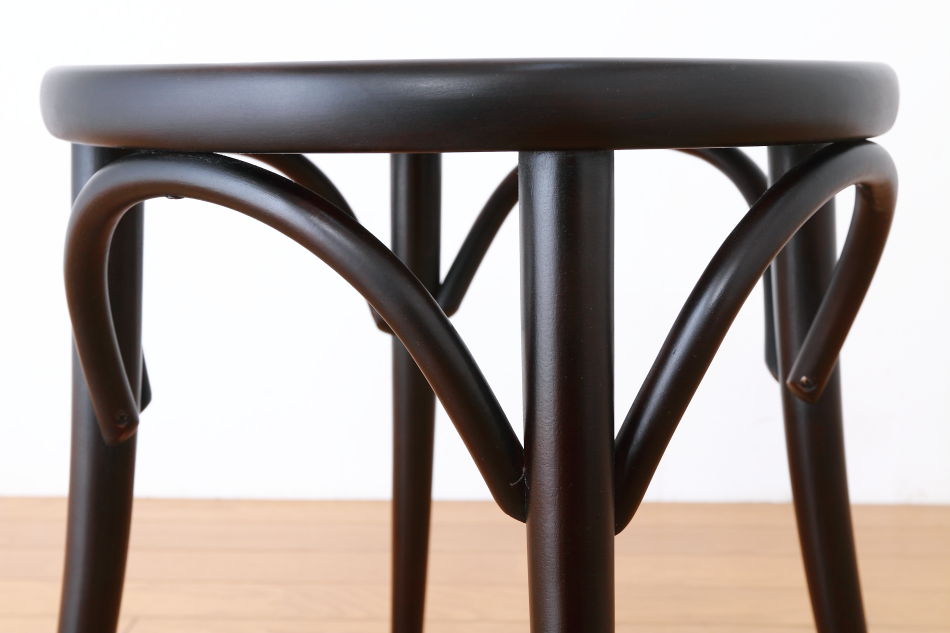 トンTON ベントウッドスツール No60 アーチレッグArch leg/ダーク・ウェンジ