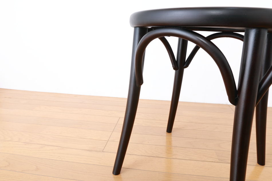 トンTON ベントウッドスツール No60 アーチレッグArch leg/ダーク・ウェンジ