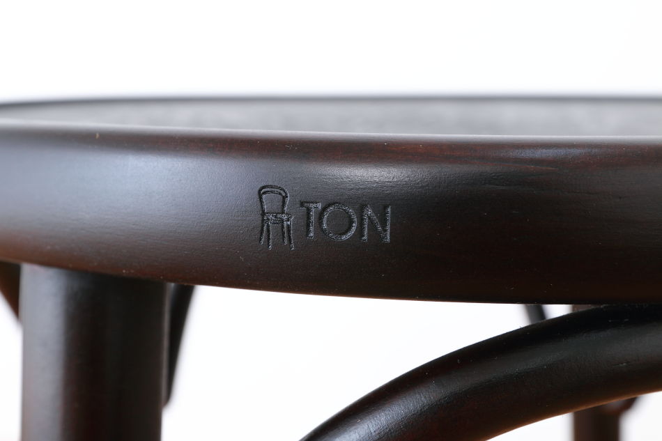 トンTON ベントウッドスツール No60 アーチレッグArch leg/ダーク・ウェンジ