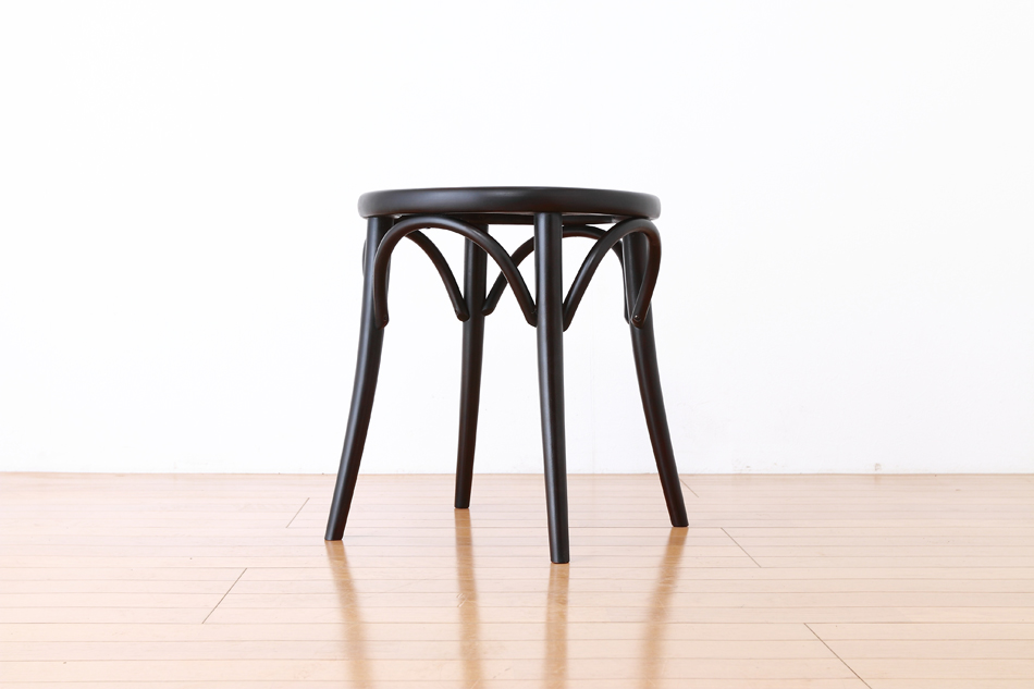 トンTON ベントウッドスツール No60 アーチレッグArch leg/ダーク・ウェンジ