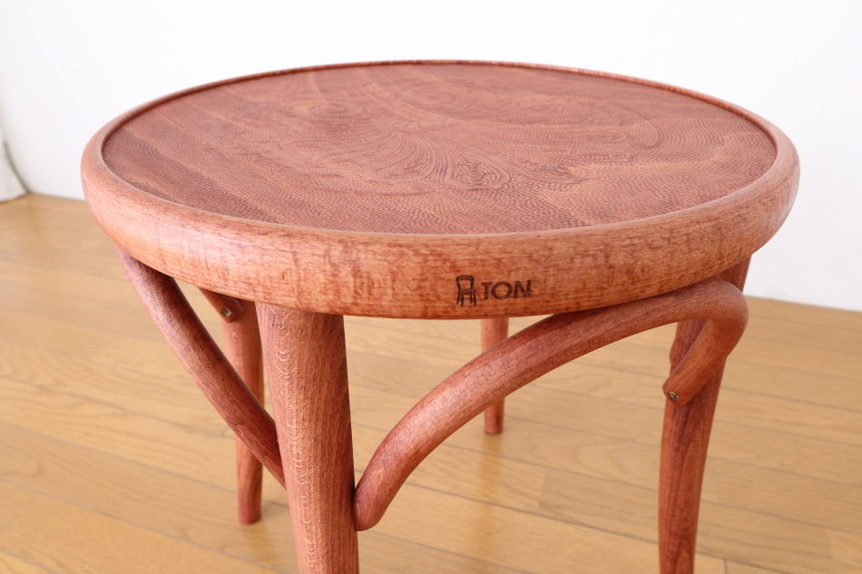 トンTON ベントウッドスツール No60 アーチレッグArch leg/チェリーオイル