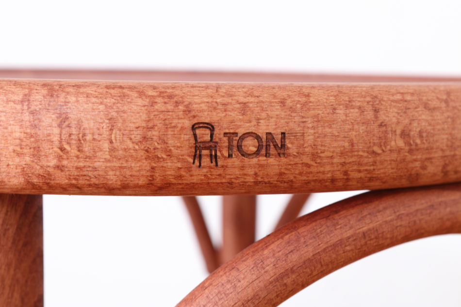 トンTON ベントウッドスツール No60 アーチレッグArch leg/チェリーオイル