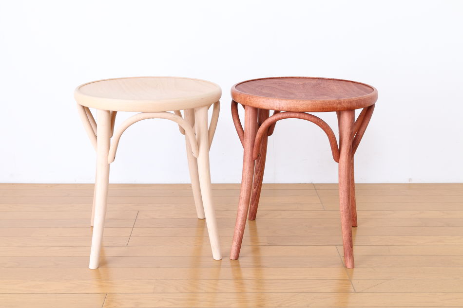 トンTON ベントウッドスツール No60 アーチレッグArch leg/チェリーオイル
