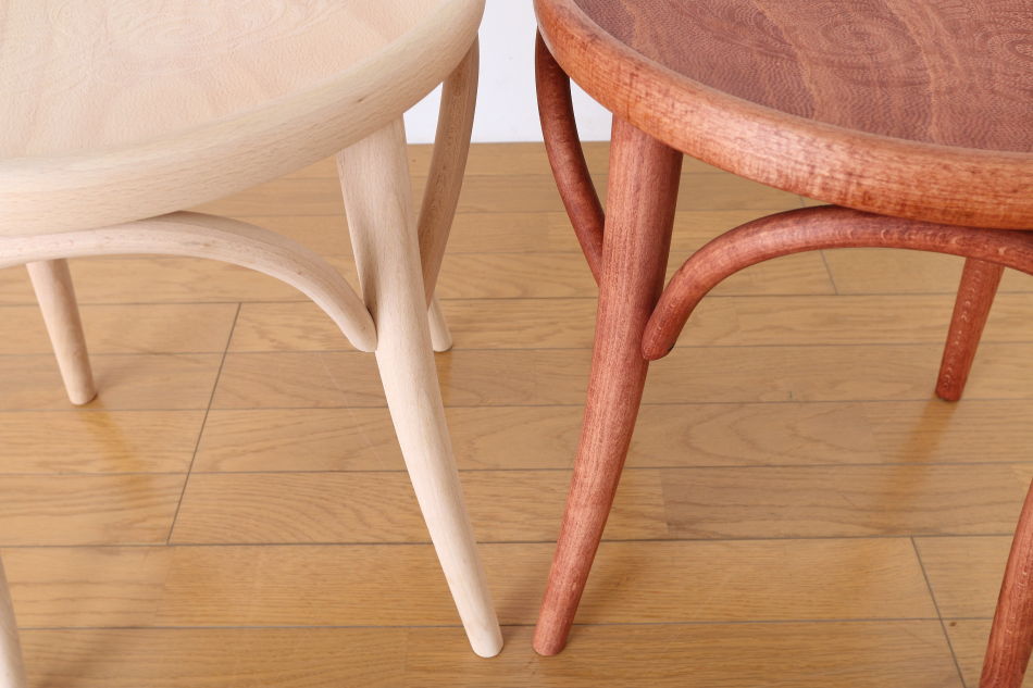 トンTON ベントウッドスツール No60 アーチレッグArch leg/チェリーオイル
