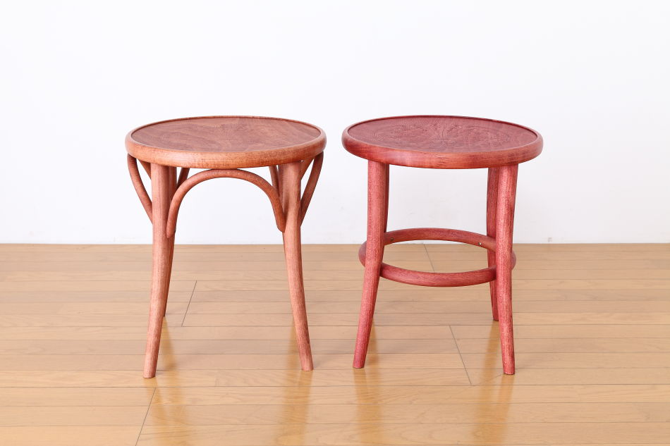 トンTON ベントウッドスツール No60 アーチレッグArch leg/チェリーオイル