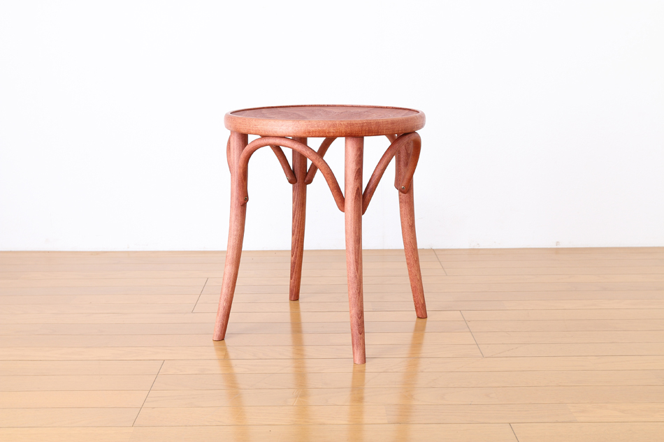 トンTON ベントウッドスツール No60 アーチレッグArch leg/チェリーオイル
