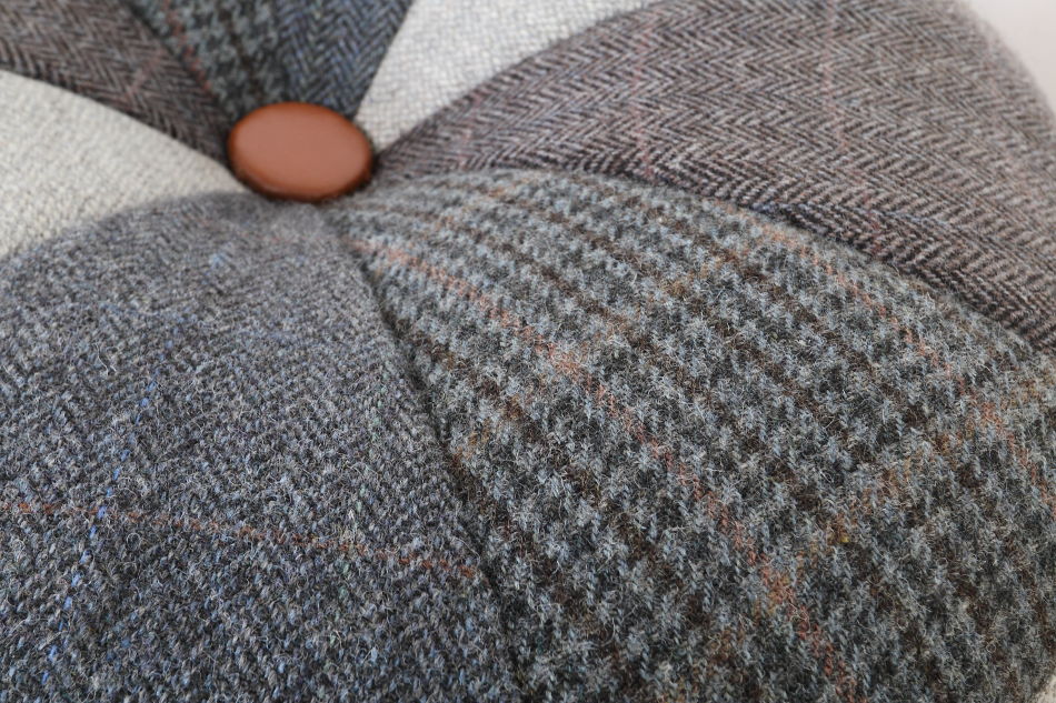 テトラッドTetrad ハリス・ツイードHarris Tweed パンプキンスツール