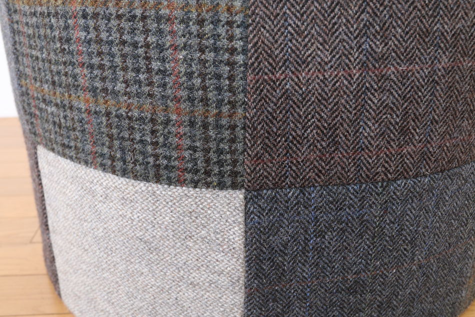 テトラッドTetrad ハリス・ツイードHarris Tweed パンプキンスツール