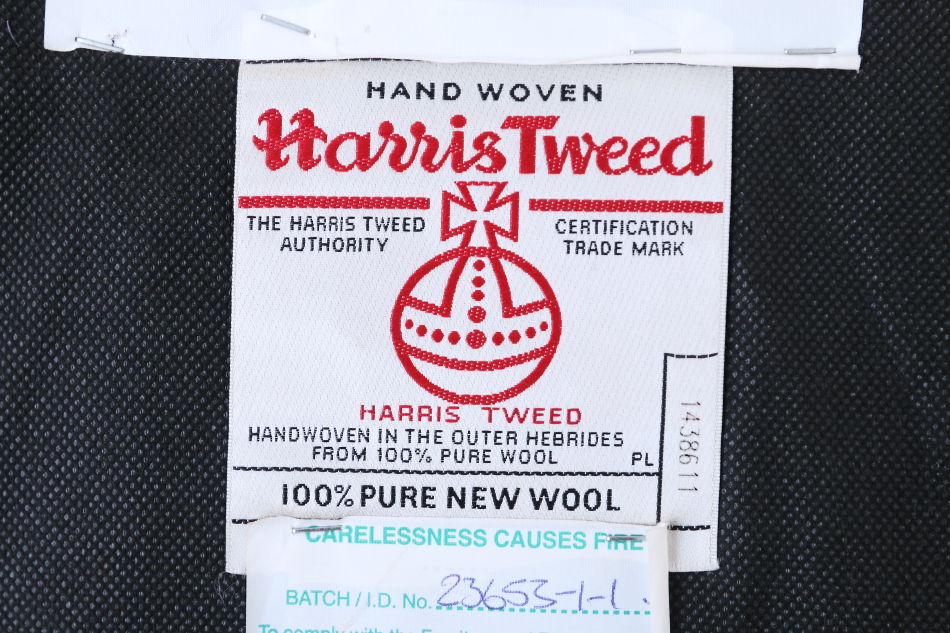 テトラッドTetrad ハリス・ツイードHarris Tweed パンプキンスツール