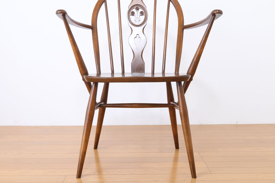 アーコール ERCOL No878A ウィンザー”フルール・ド・リス”チェア/ゴールドラベル