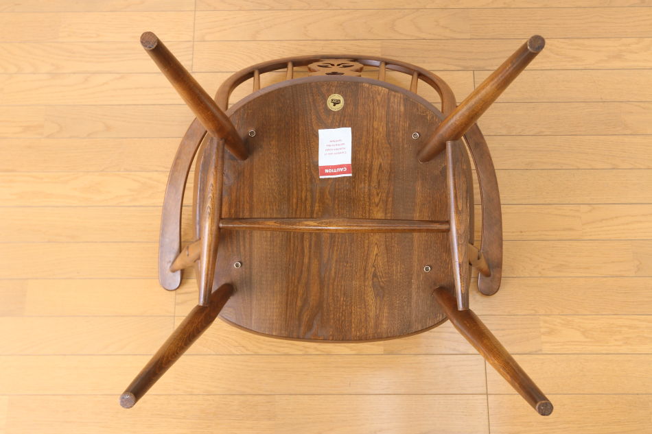 アーコール ERCOL No878A ウィンザー”フルール・ド・リス”チェア/ゴールドラベル