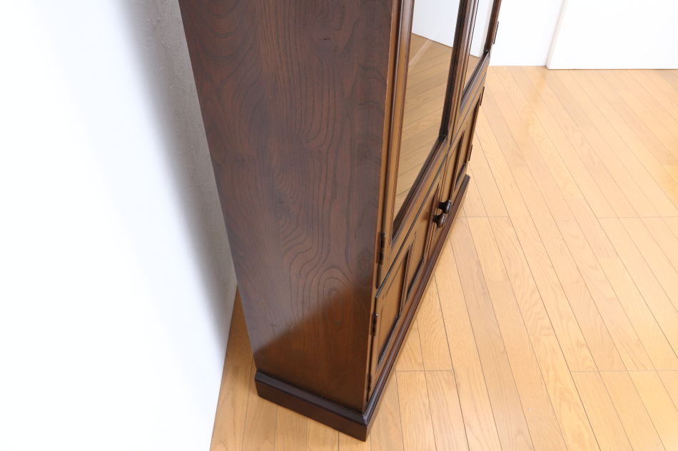 アーコールERCOL オールドコロニアル No.724ガラスドアブックケース/ブルーラベル