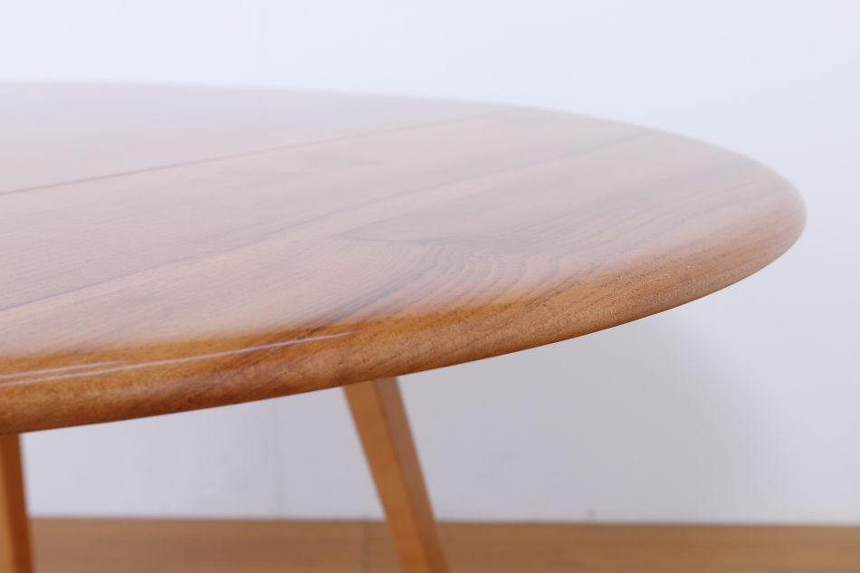 アーコールERCOL No384 ウィンザードロップリーフテーブル /ブルーラベル