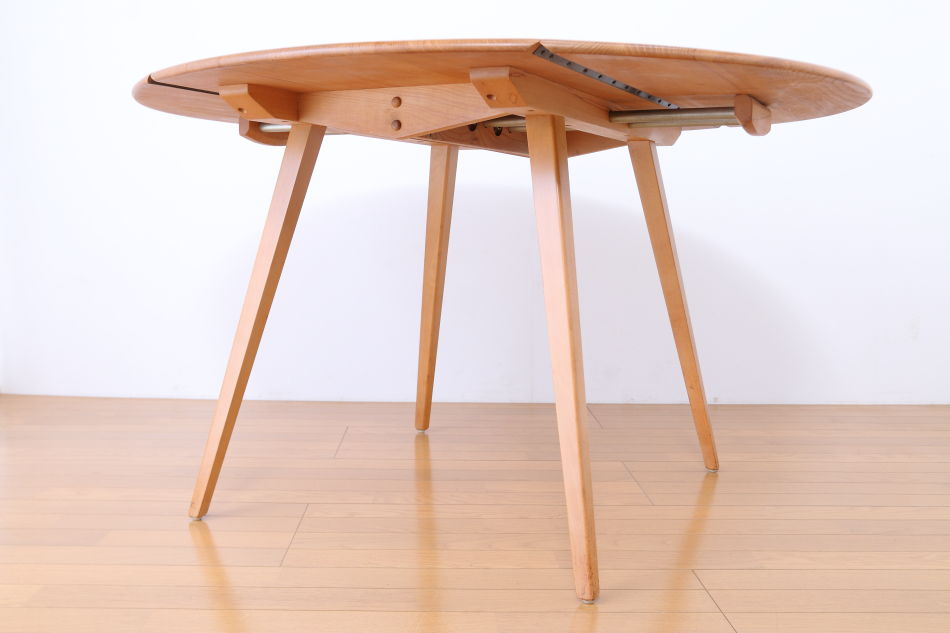アーコールERCOL No384 ウィンザードロップリーフテーブル /ブルーラベル
