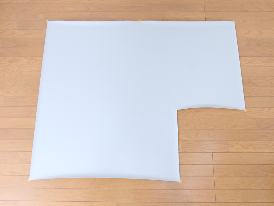 合成皮革 サンゲツ カラーパレットⅡ(ライトグレー) UP5152 137cm×65cm+α