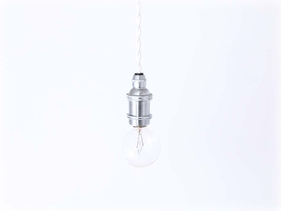 【更新中】ブリティッシュ・トラディショナル アルミヘアラインシルバー E17コードペンダントランプ