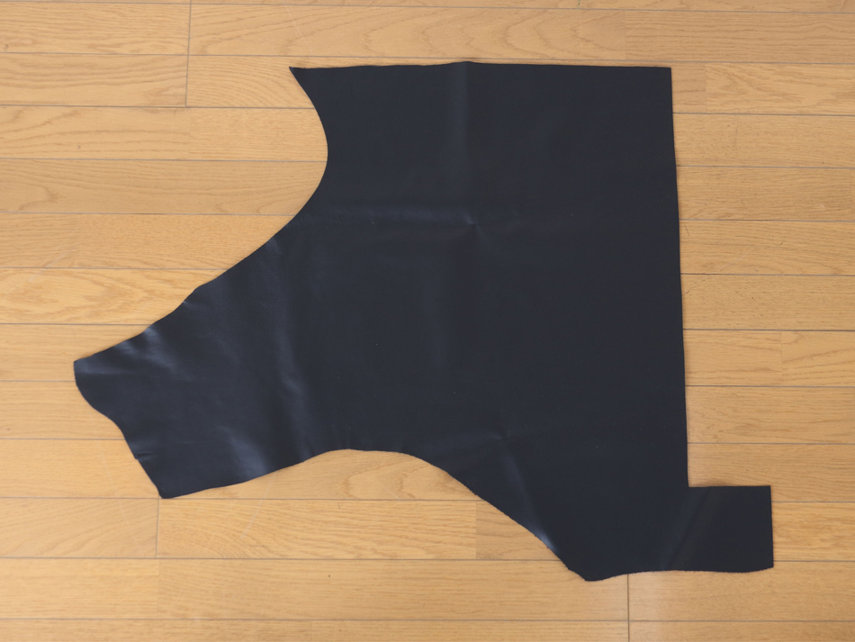 本革(黒)　ニュースムース　(幅91cm×長さ70cm)