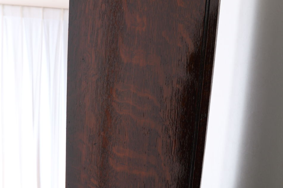 クイーンアンスタイル イングランドオーク ドームトップビューローブックケース