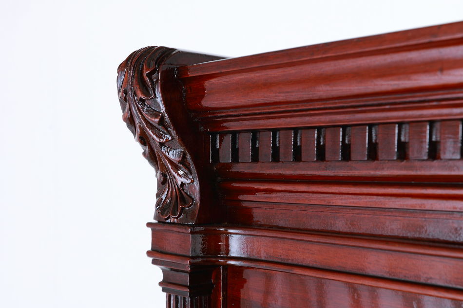 グローブヴェルニッケGlobe Wernicke 5スタッキングステンドグラスマホガニーブックケース