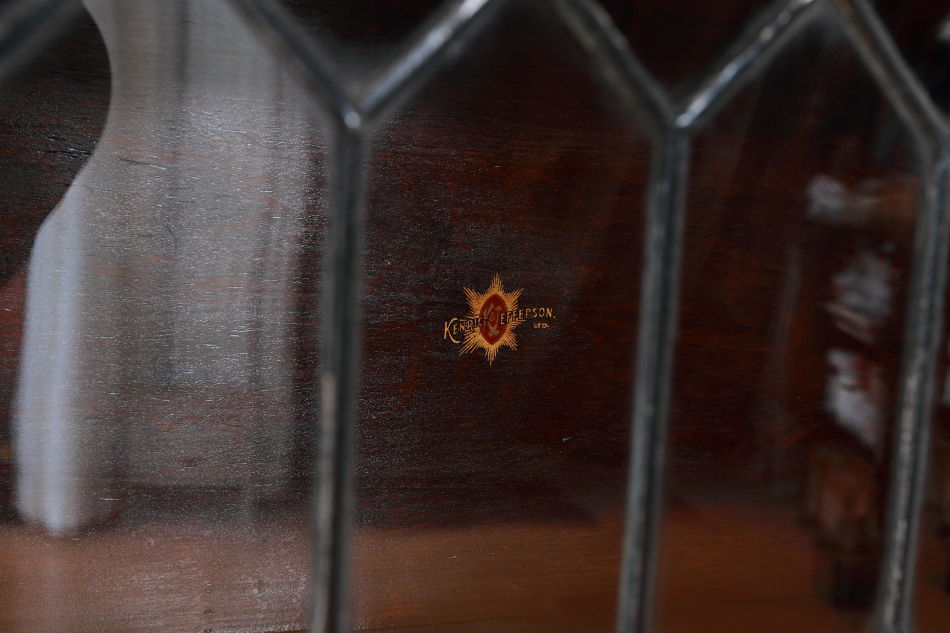 グローブヴェルニッケGlobe Wernicke 5スタッキングステンドグラスマホガニーブックケース