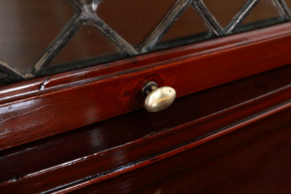 グローブヴェルニッケGlobe Wernicke 5スタッキングステンドグラスマホガニーブックケース