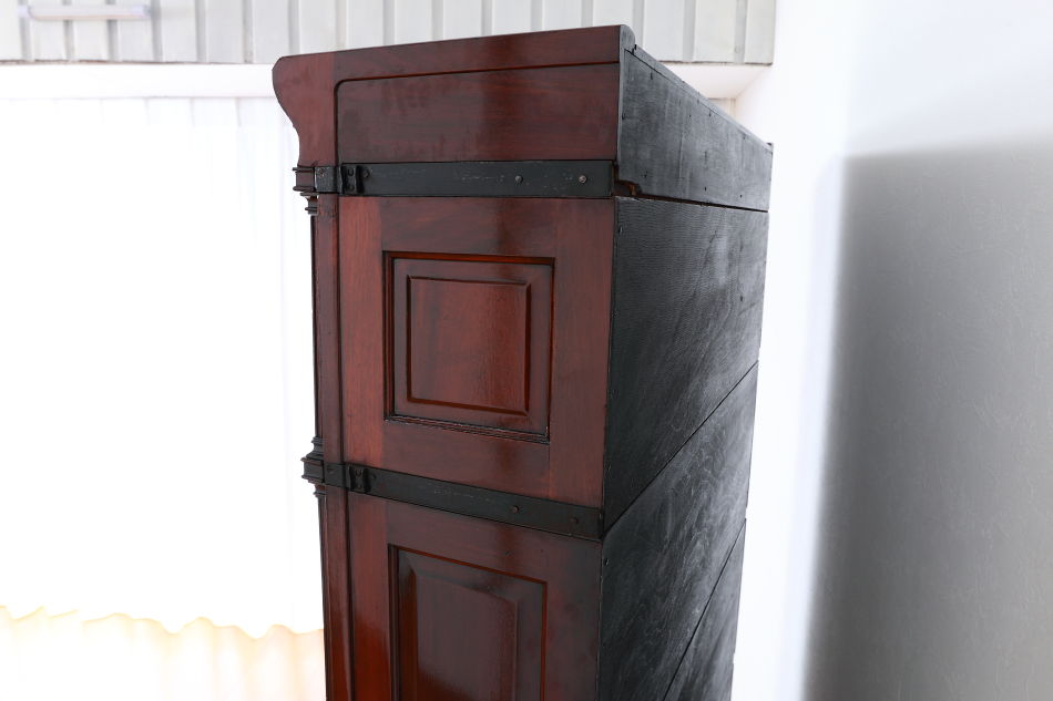 グローブヴェルニッケGlobe Wernicke 5スタッキングステンドグラスマホガニーブックケース