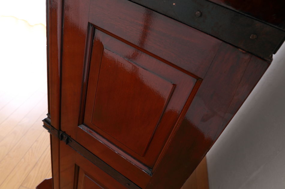 グローブヴェルニッケGlobe Wernicke 5スタッキングステンドグラスマホガニーブックケース