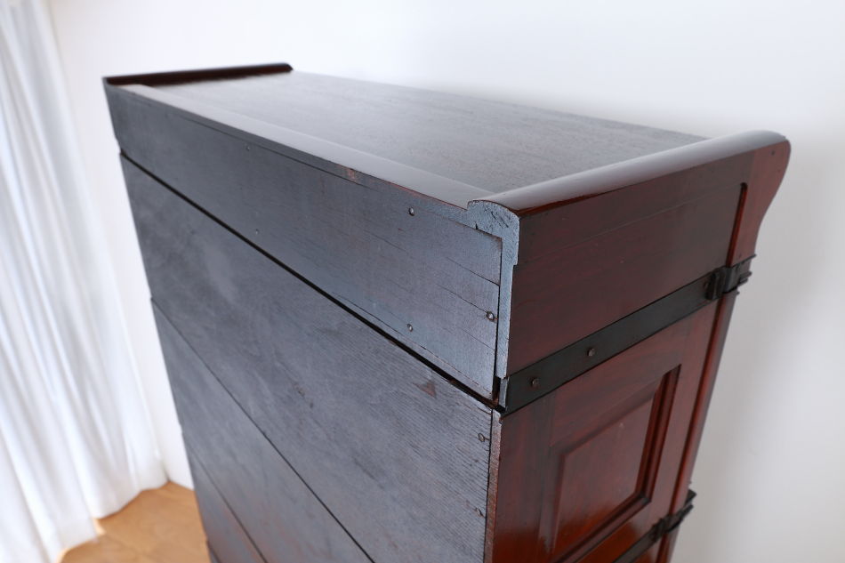 グローブヴェルニッケGlobe Wernicke 5スタッキングステンドグラスマホガニーブックケース