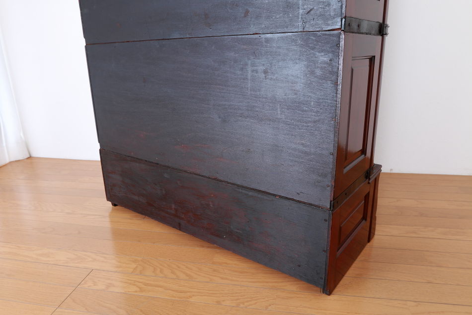 グローブヴェルニッケGlobe Wernicke 5スタッキングステンドグラスマホガニーブックケース