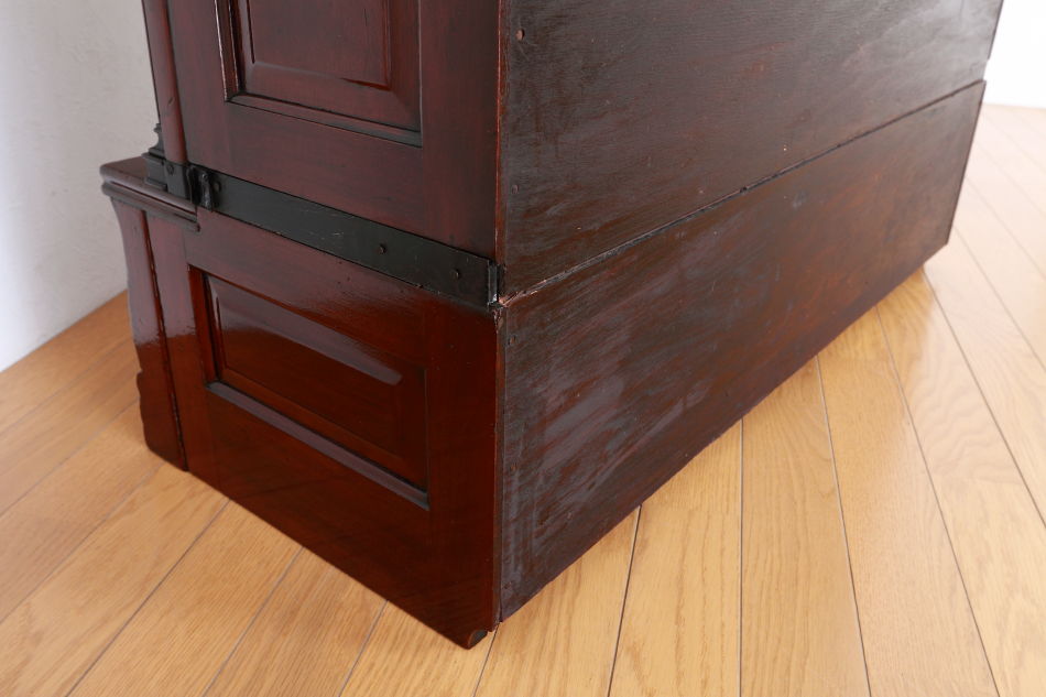 グローブヴェルニッケGlobe Wernicke 5スタッキングステンドグラスマホガニーブックケース